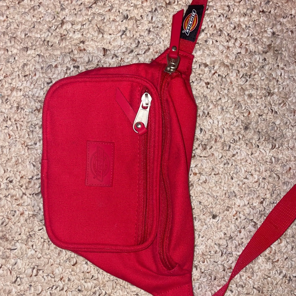 RED DICKIES FANNY PACK
